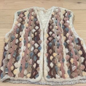 Paula Lishman Pastel Beaver Vest
